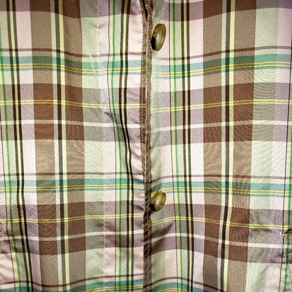 Gap Plaid Jacket Lightweight Super Cute Worn A Few Times Excellent Condition S-M - Picture 5 of 7